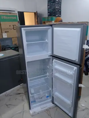 New Hisense 200dr Double Door Fridge – Low Noise, High Efficiency – Gr
