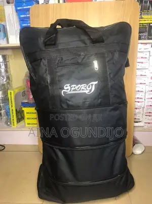 High Quality Multifunctional Collapsible Leather Luggage Bag-Big Size