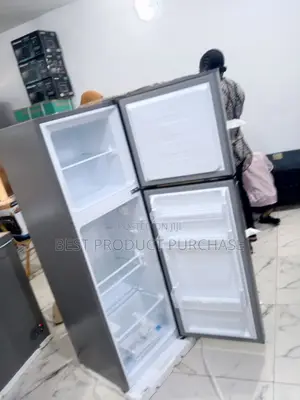 New Hisense 200dr Refrigerator – Silver, Double Door – 48hrs Cold Rete
