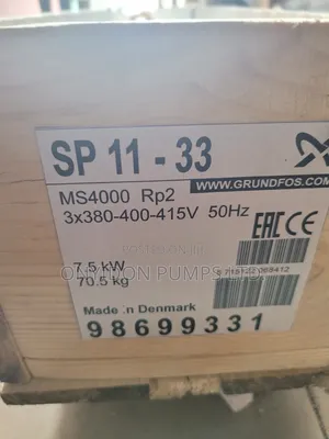 Grundfos Submersible Pump Sp 11-33 10hp
