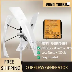 Industrial‐Grade Performance: 10000w Per Day 48v Vertical Wind Turbine