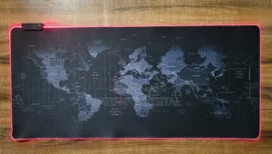 World Map, Rgb Large Desk Mat, Keyboard, And Mouse Pad - 400m×900m