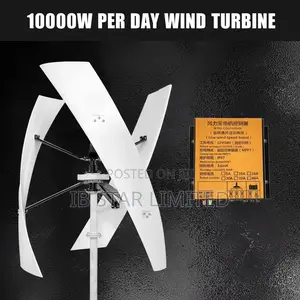 Maximum Output, Minimal Space: 10000w Per Day Vertical Wind Turbine