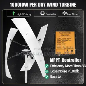 Invest Once, Save for Years: 10000w Per Day 48v Vertical Wind Turbine