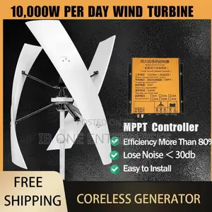 Stop Renting Power: Own It With a 10000w Per Day Vertical Wind Turbine