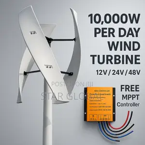 All‐Weather Warrior: 10000w Per Day Wind Turbine for Reliable Power