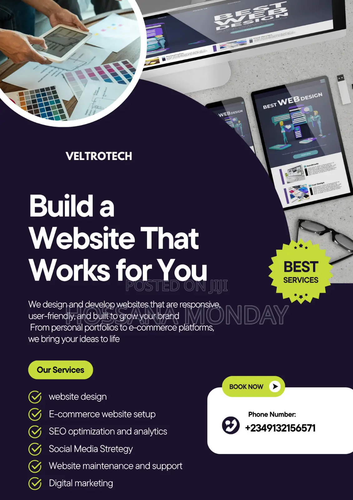 Website Development (Wordpress, Shopify, Wix, Framer and Squarespace)