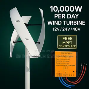 10000w Per Day Vertical Wind Turbine –Built for Modern Off‐Grid Living