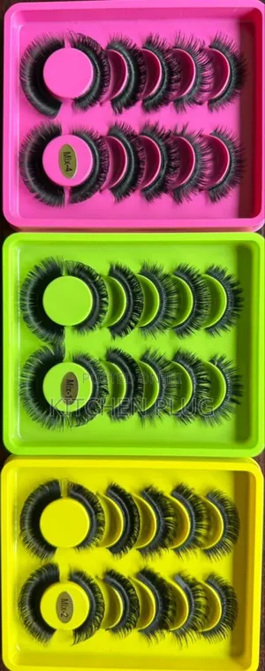 6pairs 8d Mink Eyelashes 100%