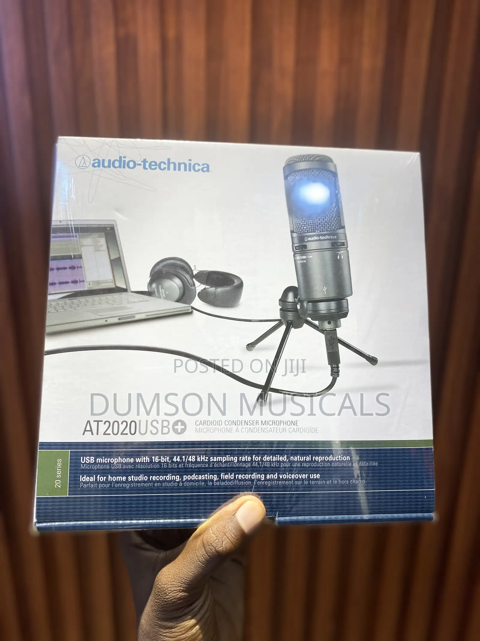 At2020 Usb Audio- Technical Studio Condenser Mic With Usb