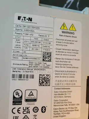 Etn 4kw /5hp Speed Drive 1phase/3phase