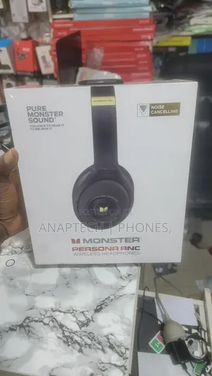 Monster Persona Anc Wireless Headphones, Pure Monster Sound, Call