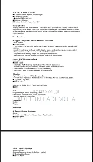 Customer Service Representative