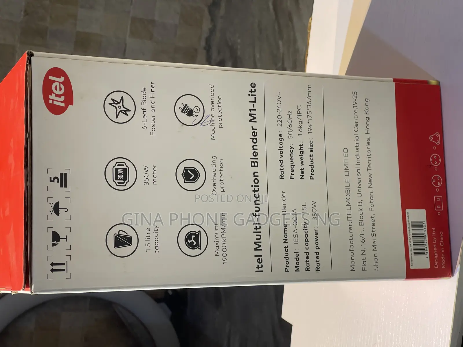 Blender M1-Lite (Itel)