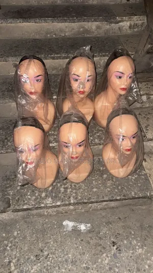 Plastic Long Neck Mannequin Heads