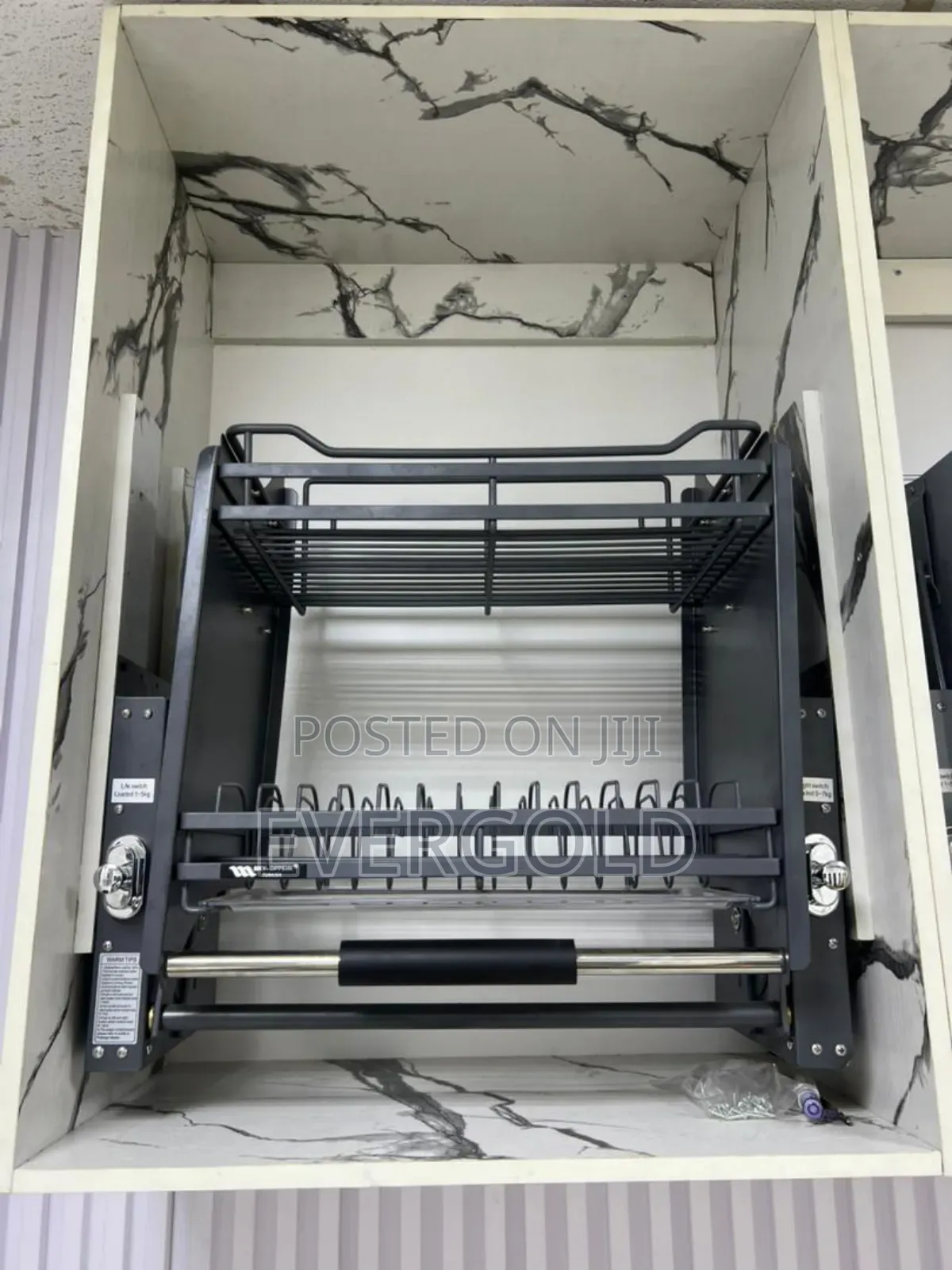 60cm Grey Elevator Plate Rack