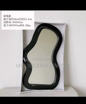 Wall Mirror Hexagons Design Colour Deco Mirror 40cmx25cm