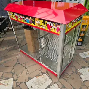 Popcorn Machine With Display Food Warmer