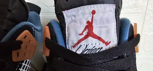 Union La X Air Jordan 4 Retro Off Noir"Unstitched"