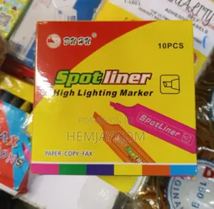 Spot Liner Marker/ High Lighting Marker. (10pcs in a Pack)