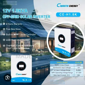 Cworth Hybrid Inverter 1.8kva 12v