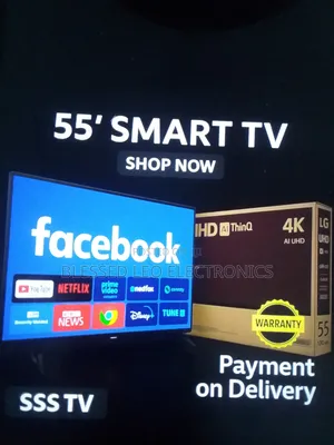 55 Inches With Wifi Audio New Led 2025