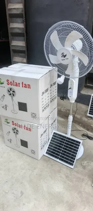 Rechargeable Solar Fan 16inches With Solar Panel