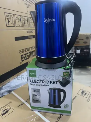 Syinix Sk-2200 Stainless 2.2l Kettle With Overheat Safety