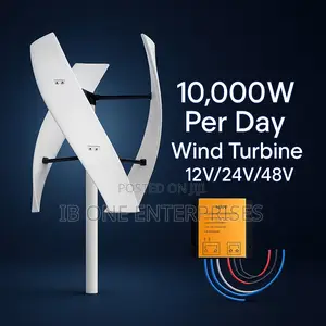 One Turbine, Endless Power: Up to 10000w Per Day Vertical Wind System