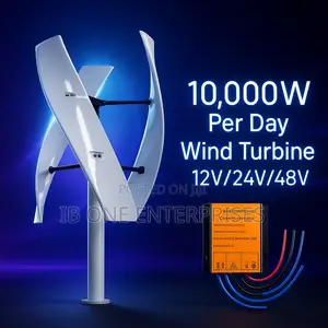 Dominate Your Energy Bills With 48v 10000w Per Day Vertical Turbine