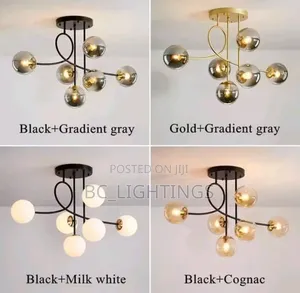 Modern Nordic Glass Chandelier Light