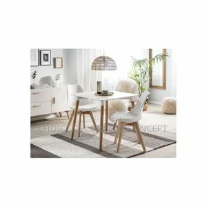 Modern Styled Dining Table With 2 Beechwood Chairs