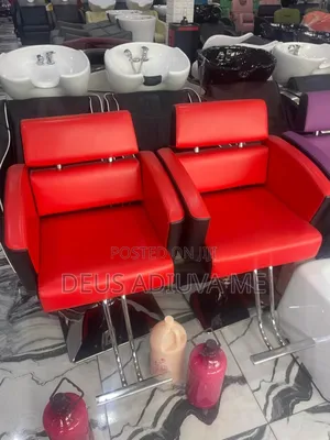 Red Salon Chair for Stylists