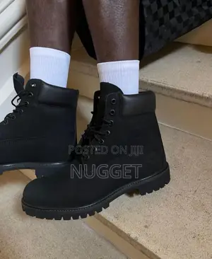 Timberland Black Boots High Grade