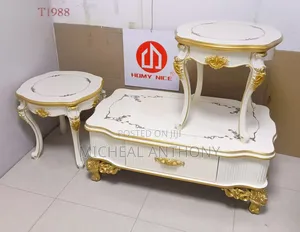 Executive Roya Design Centre Table With Two Side Stools