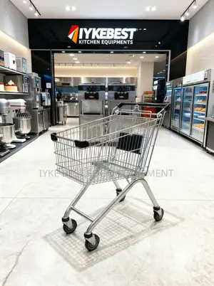 60l Metal Shopping Trolley