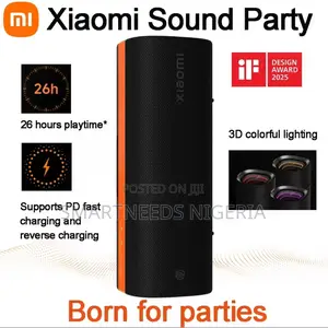 Xiaomi Sound Party 50watts Portable Bluetooth Speakers - Powerful Bass