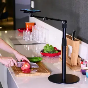 Tablet Phone Overhead Stand, Height 360 Degree Angle Adjustable