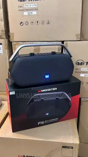 Monster P16 Handle Portable Bass Speakers