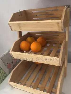Wooden 3layer Fruit Basket