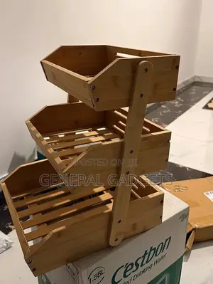 Wooden 3layer Fruit Basket