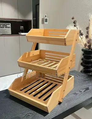 Wooden 3layer Fruit Basket