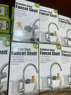 Stainless Steel Faucet Shelf