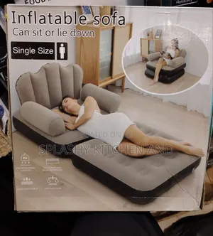 Inflatable Sofa Bed Portable Foldable Thickened