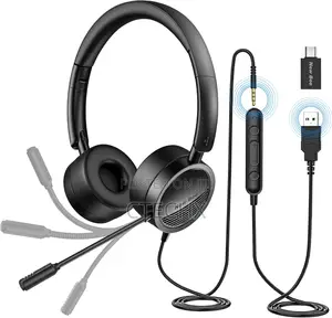 New Bee Pc Headset With Microphone Usb/3.5mm/Type C Business Headset