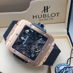 Hublot Quality Luxury Men Chronograph Rubber Strap Wristwatch