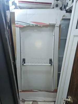 3ft by 7ft White Fire Exit Door