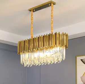Ceiling Mounted Crystal Chandelier