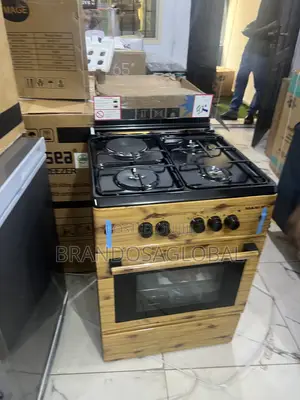 Maxi Wooden 60x60 3 Gas Burner and 1 Electric With Inbuilt Oven