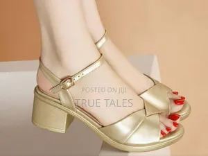 Classy Low Block Heels Sandals.  Sizes 37-43. #Den.